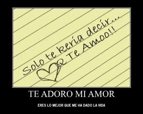 Imágenes lindas para decir “Te adoro” | Imagenes Tiernas ...