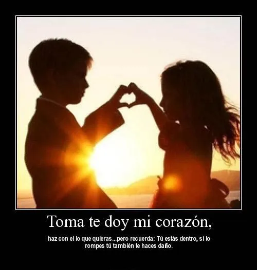 Te doy mi corazón | Te Amo Web - Imagenes de amor