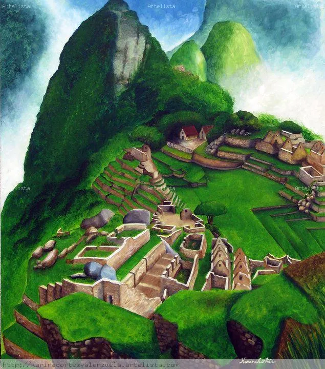 Dibujo de machu picchu - Imagui