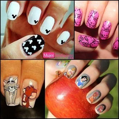 Manicura fantasia ideas para combinar con los looks de moda