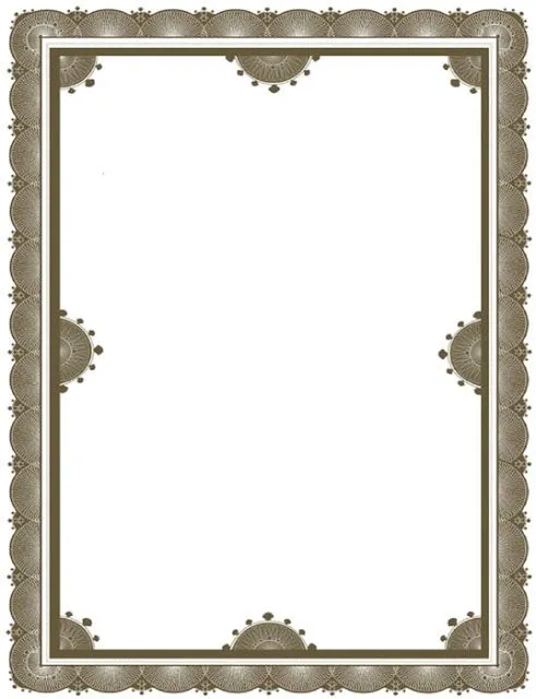 Margen para diplomas sin letras - Imagui