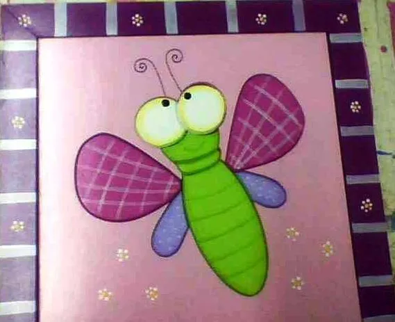 Mariposas en arte country - Imagui