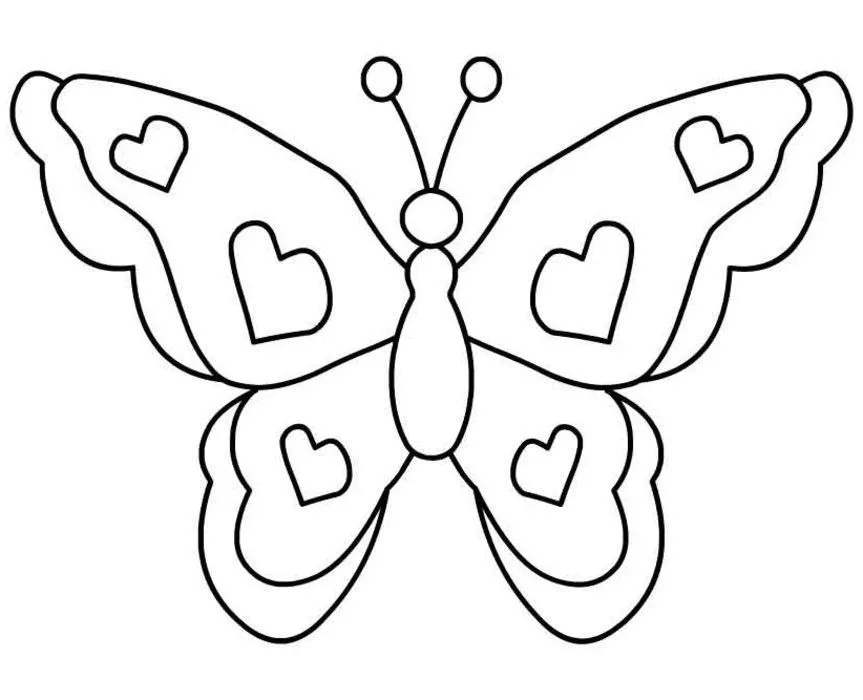 Dibujos de mariposas para colorear