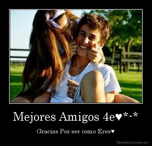 Imagenes • Mejores amigos por siempre hombre y mujer desmotivaciones Imagenes • Mejores amigos por siempre hombre y mujer desmotivaciones