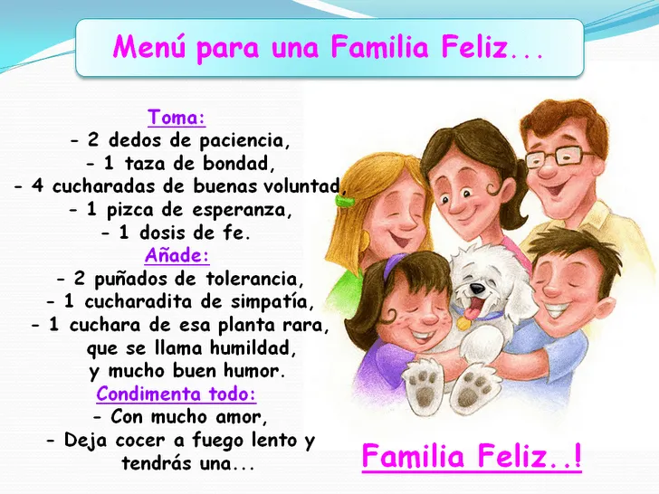 Imagenes con mensajes para familias - Imagui Imagenes con mensajes para familias - Imagui