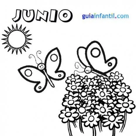 Imágenes mes de junio para colorear | Imágenes actual Imágenes mes de junio para colorear | Imágenes actual