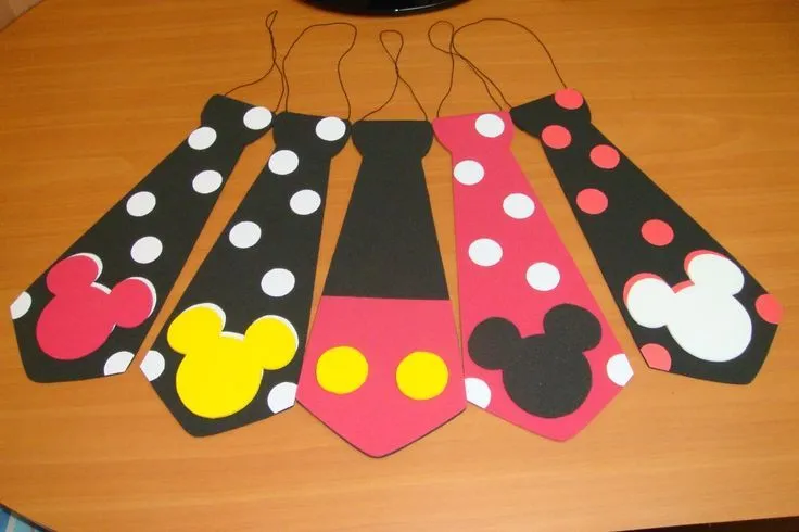 CORBATAS PARA LOS PEQUEÑINES DE LA CASA | MICKEY MOUSE | Pinterest