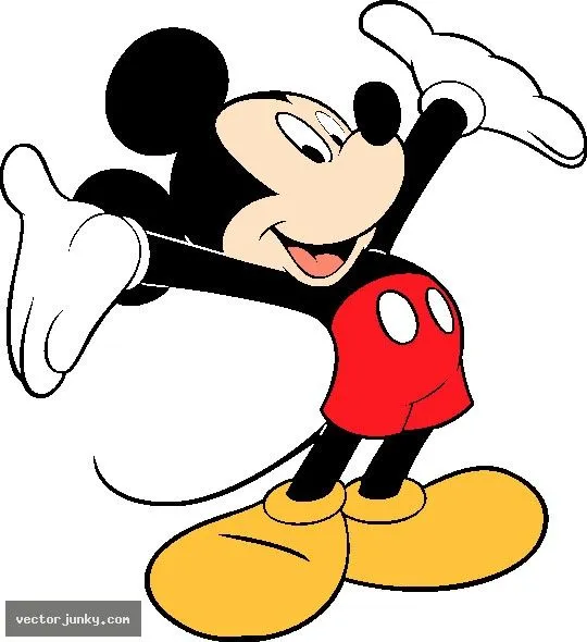 Mickey vectorizado gratis - Imagui