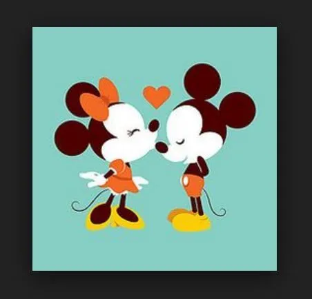 Imagenes De Miki Maus Y Mini De Amor