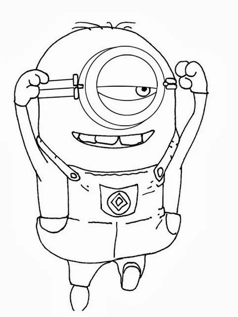 Moldes para Todo: ** Dibujos de Minions