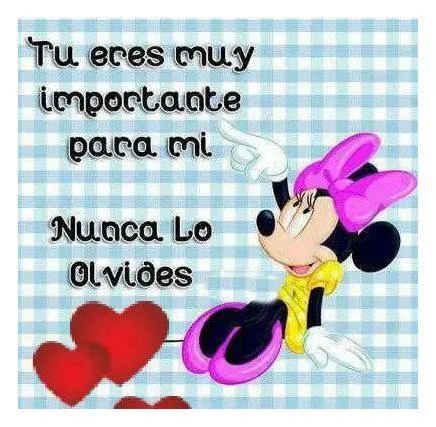 Imagenes con frases bonitas de Minnie - Imagui