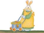 Imagenes y Moldes 1. » Conejita 1