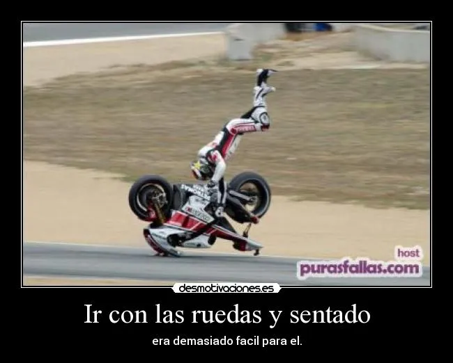 Imagenes de motociclistas con frases - Imagui