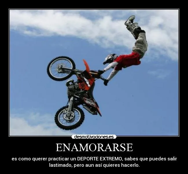 Imagenes de motocross con frases de amor - Imagui