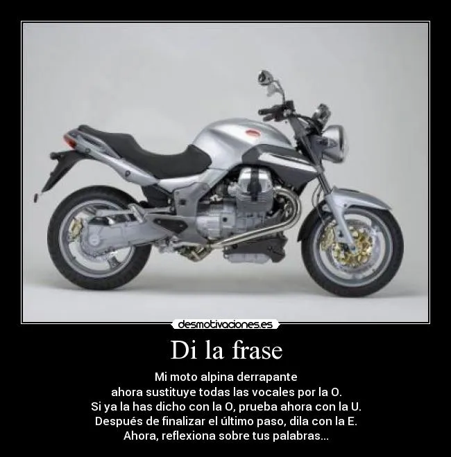 Imagenes de motos con frase - Imagui