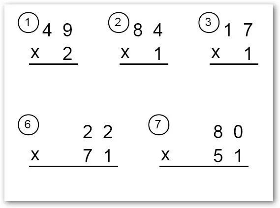 Imagenes de multiplicaciones - Imagui