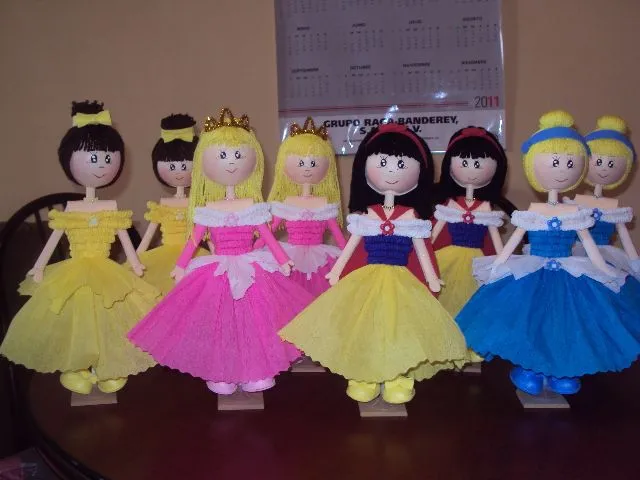 Imágenes de Muñecas para centros de mesa de princesas,campanita ...