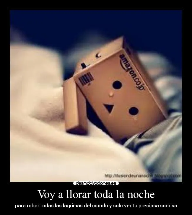 Voy a llorar toda la noche | Desmotivaciones