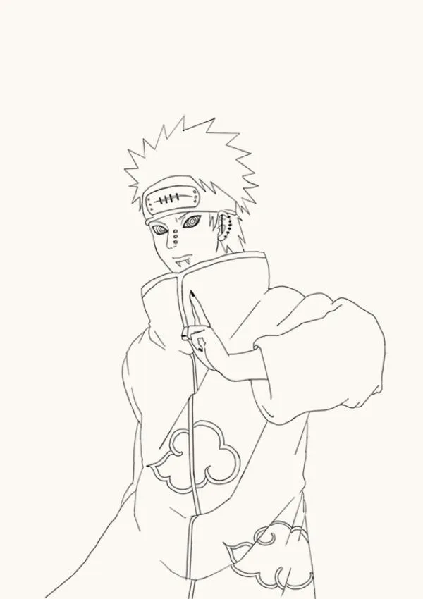 Dibujos para colorear NARUTO, Naruto - Pein para imprimir Dibujos para colorear NARUTO, Naruto - Pein para imprimir