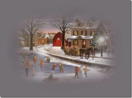 Imágenes de Navidad paisajes nevados | Divertidas de Navidad