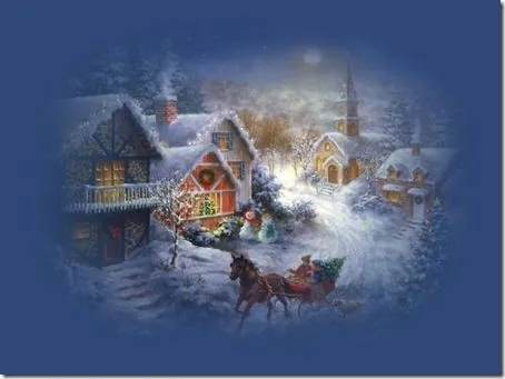 Imágenes de Navidad paisajes nevados | Divertidas de Navidad