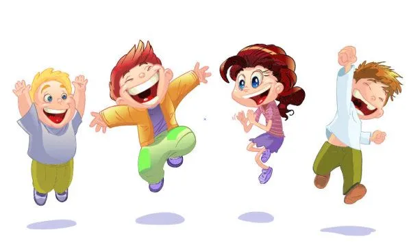 Dibujos de niños alegres - Imagui