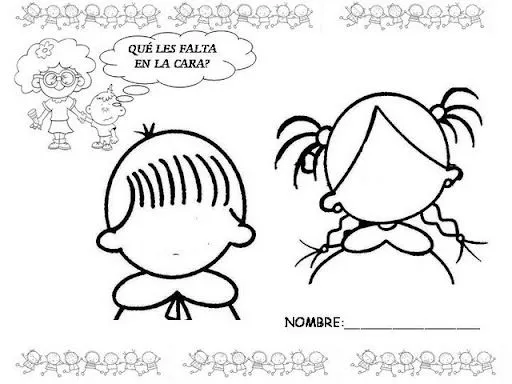 Dibujo partes de la cabeza para niños - Imagui Dibujo partes de la cabeza para niños - Imagui