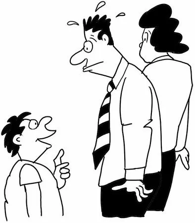 Dibujo de dos personas hablando - Imagui