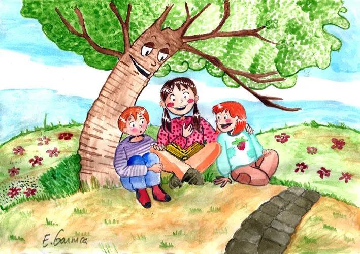 fanzine el adokin: Niños Leyendo