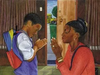 imagenes de niños orando.