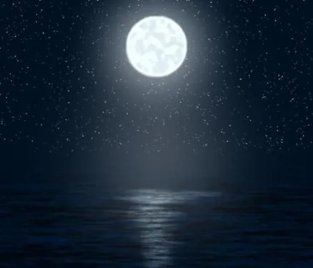 Imagenes de noche con luna y estrellas - Imagui