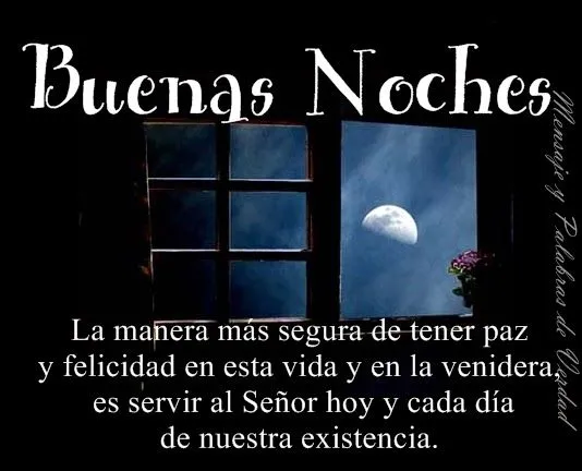 Imagenes de buenas noches - con mensajes de amor y frases de ...