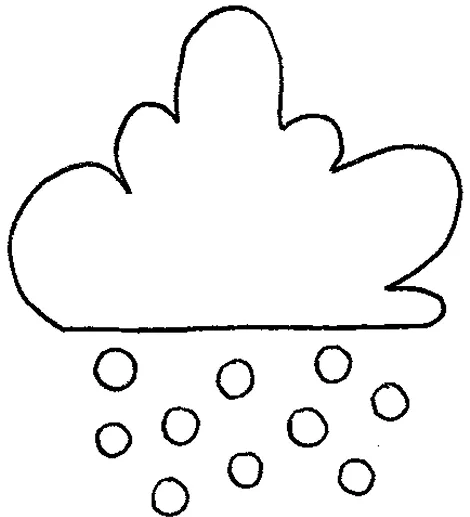 Soles con nubes para colorear - Imagui