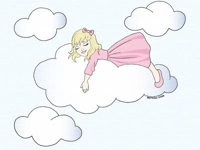 Mercedes Galán - Ilustración de Moda - Nubes Mercedes Galán - Ilustración de Moda - Nubes