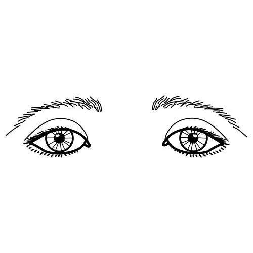 Dibujo de ojos infantiles - Imagui