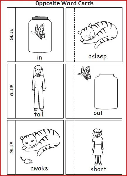 Imagenes para colorear opuestos - Imagui