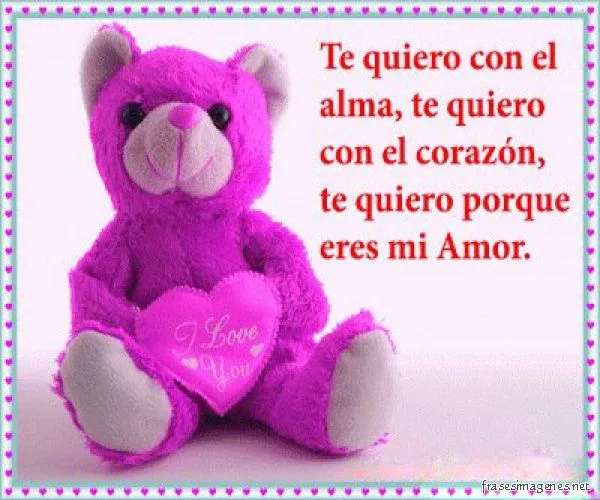 Imágenes de ositos con frases bellas para imprimir y dedicar ...