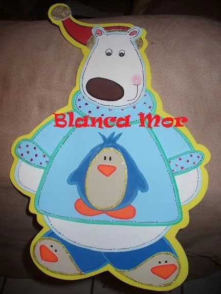 Imagenes • Oso navideno en foami