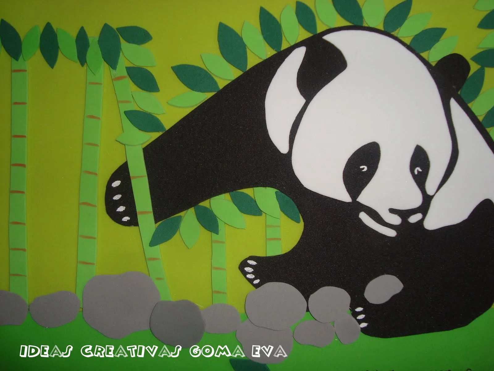 Imagenes • Oso panda goma eva