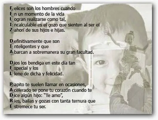 Imagenes para el dia del padre con mensajes y frases para dedicar ... Imagenes para el dia del padre con mensajes y frases para dedicar ...