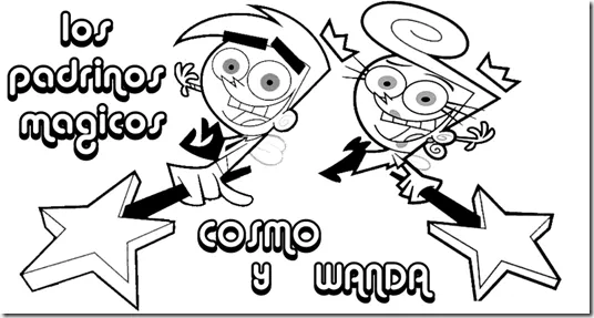 Imagenes padrinos magicos para colorear - Imagui Imagenes padrinos magicos para colorear - Imagui