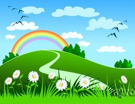 Fondos infantiles arcoiris - Imagui