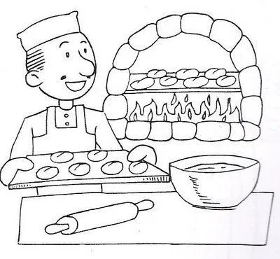 Dibujos de panaderos - Imagui