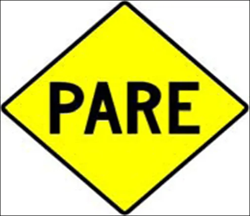 Imagenes de pare señal de transito para colorear - Imagui