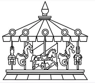 Imagenes de un parque de diversiones para colorear - Imagui