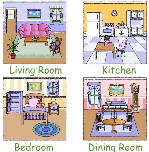 Imagenes de las partes de una casa - Imagui | educacion | Pinterest