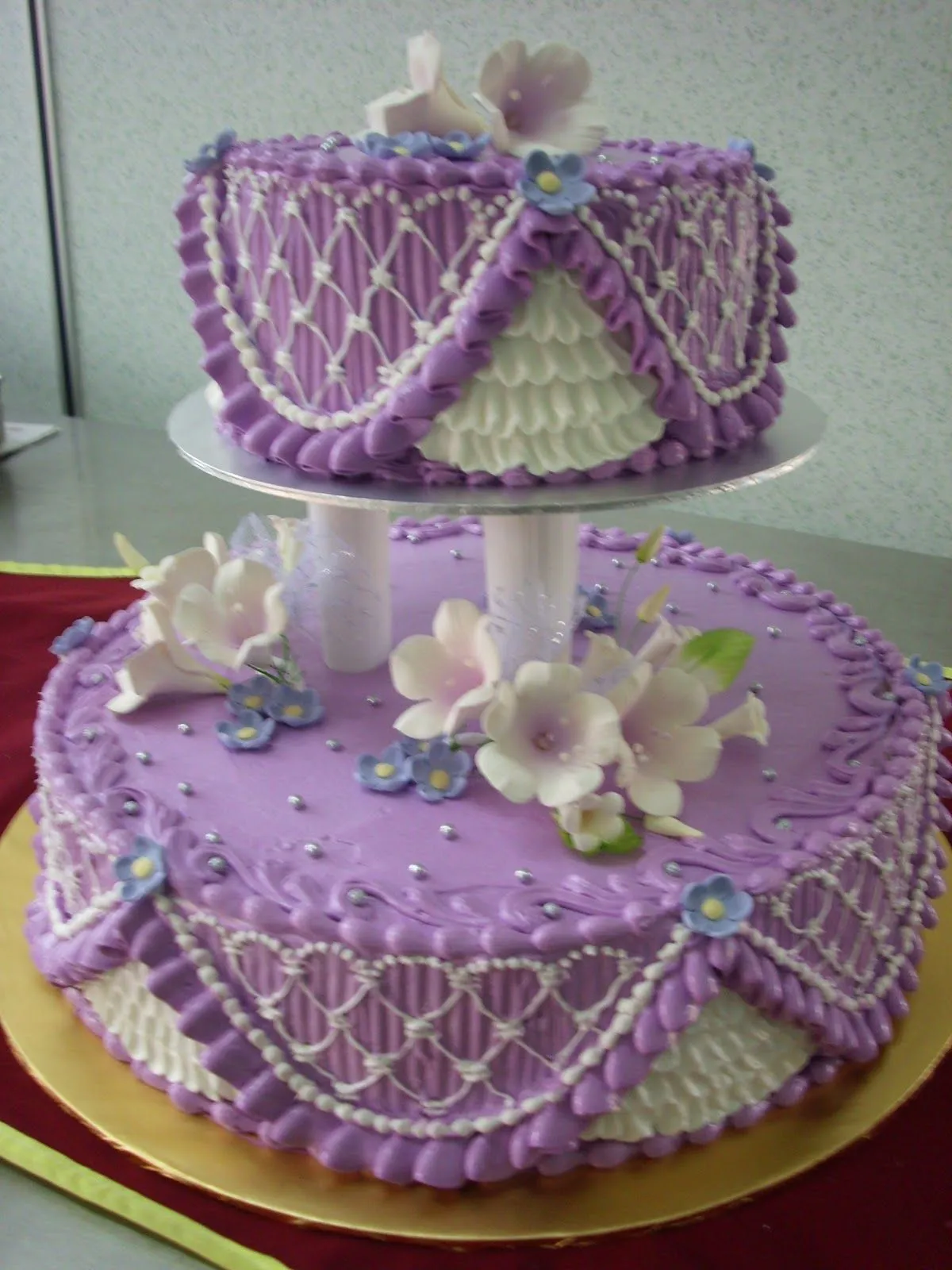 Imágenes de pasteles de 15 años morados - Imagui Imágenes de pasteles de 15 años morados - Imagui