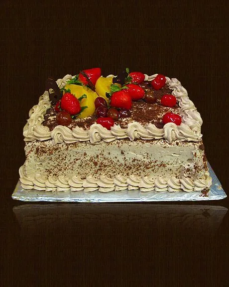 PASTEL DE CHOCOLATE Y FRUTA | pasteles decorados | Pinterest ...