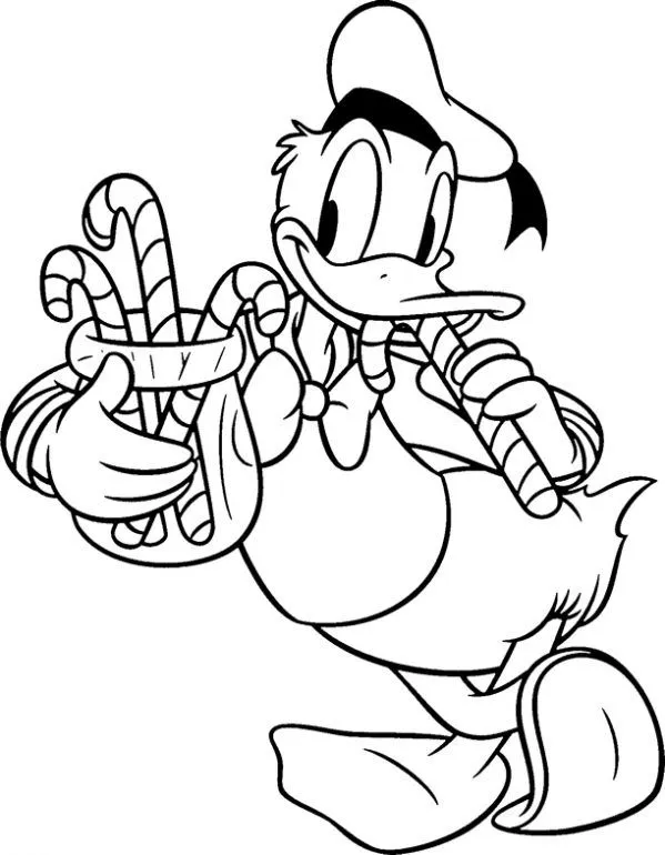 colorear-el-pato-donald- ...
