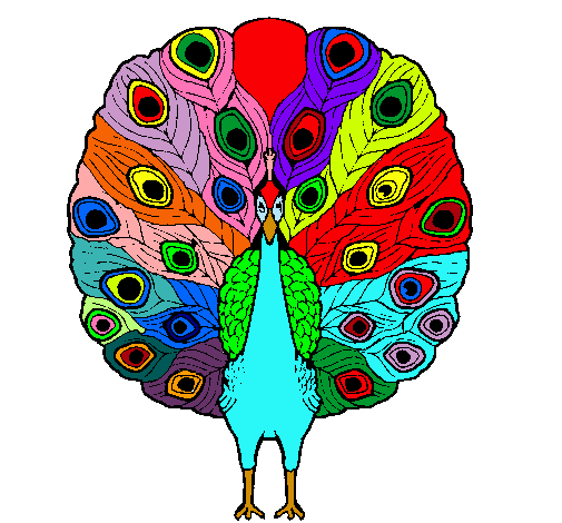 Dibujo de Pavo real pintado por Cicp en Dibujos.net el día 23-11 ... Dibujo de Pavo real pintado por Cicp en Dibujos.net el día 23-11 ...
